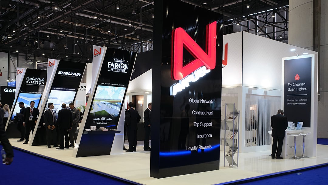 Avfuel's Booth at EBACE